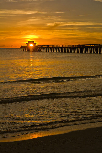 Sunset in Naples 