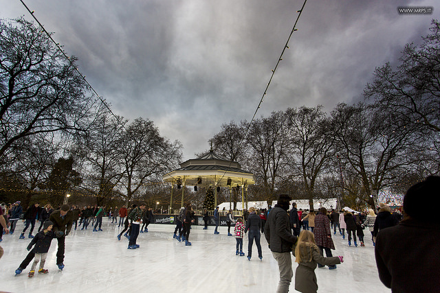 Ice-skating in Hyde Park 